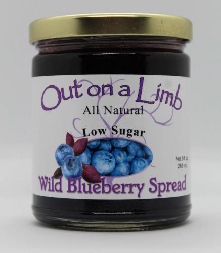 Low Sugar Wild Blueberry Spread