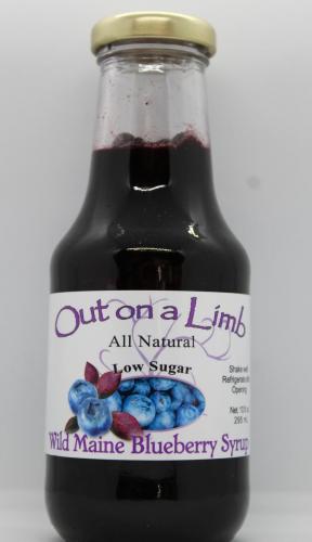 Low Sugar Wild Main Blueberry Syrup