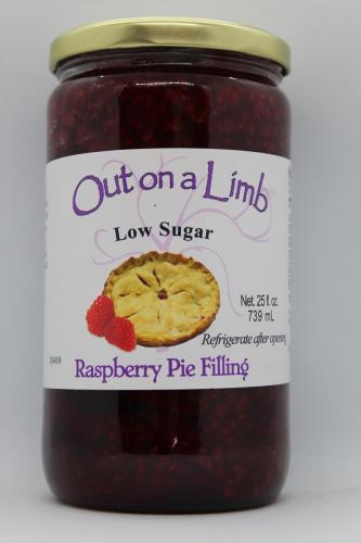 Low Sugar Raspberry Pie Filling